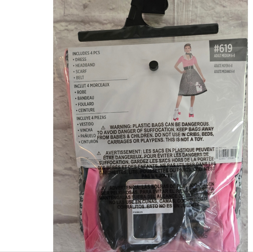 Retro Car Hop Cutie Roller Dinner Doll Style  Costume - Picture 6 of 9